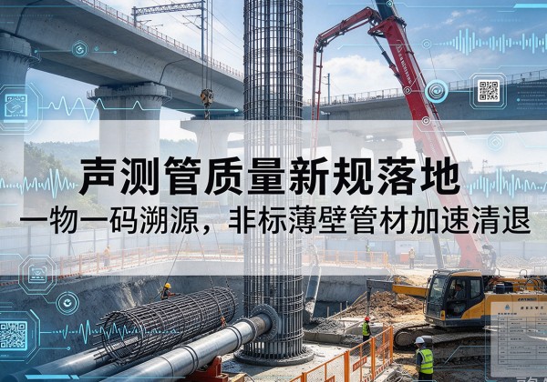 天等声测管质量新规落地，一物一码溯源，非标薄壁管材加速清退